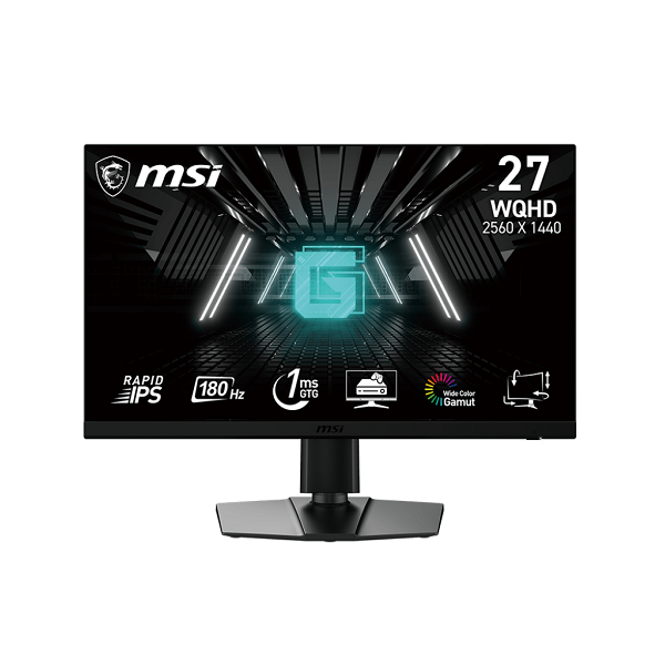 MONITEUR MSI G272QPF E2 180HZ IPS 27 POUCE ADJUSTABLE BLACK QHD 2K